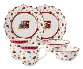 Villeroy & Boch Toy's Delight Frühstücks-Set Für 2 Lokomotive, 6tlg. 