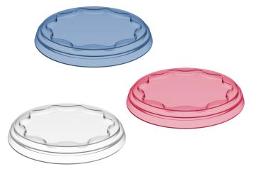 Koziol Frischedeckel Fresh tr. coral/deep blue/soft grey 