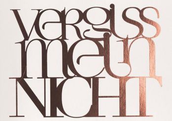 Räder Poesie Postkarte Vergiss 