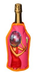 Gift Company Froid Kühlmanschette Motiv: Discokugel neon pink 