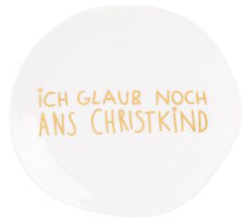 Räder Weihnachtsteller Ich glaub noch ans Christkind Ø 13,5 cm 