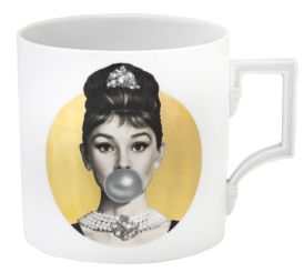 Meissen Big Mug, Legends Blowing Bubbles - Collection By Michael Moebius, Audrey, Gold, V 0,5 L 