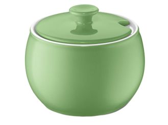 Dibbern Solid Color Apfelgrün Zuckerdose 0,30 L 