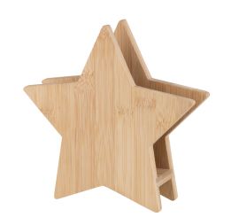 Räder Bambus Serviettenhalter Stern 18,5x18x5 cm 