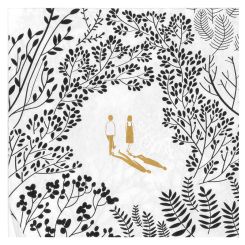 Räder Serviette 33x33 cm Parkspaziergang 