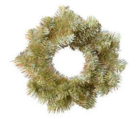 Gift Company Tinsel Kranz D30cm champagne 