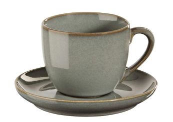 ASA Selection Saisons Espressotasse mit Unterer Eucalyptus L 8,5 cm B 6,7 cm H 5,5 cm 