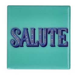 Gift Company Love Tiles Untersetzer Motiv: Salute türkis 
