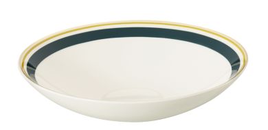 Dibbern Capri Schale 20 cm Dunkelgrün / Gelb 