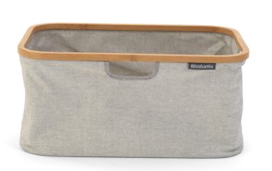 Brabantia Wäschekorb 40L - faltbar (B: 36 cm T: 54 cm H: 26,5 cm) Grey 