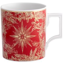 Meissen Henkelbecher Form Berlin Meissen Christmas Star Rot V 0,25 L 