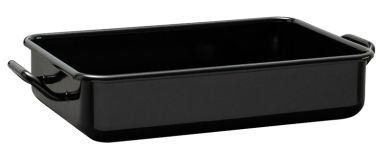 Riess Mini Back- und Servierform 15x11x5cm Schwarzemaille 