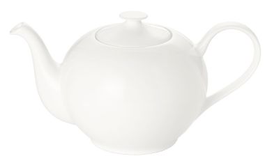 Dibbern Fine Bone China Weiss Classic Teekanne rund 0,9 L 