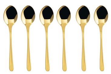 Sambonet Taste Mokkalöffel 6-tlg. Edelstahl/Pvd Gold 