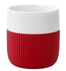 Royal Copenhagen Fluted Contrast Becher Crimson 33cl 