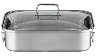Rösle Bräter Rechteckig Expertiso 38x28 cm mit Deckel Edelstahl 