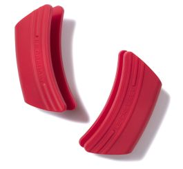 Le Creuset Silikon Griffschutz 2er Set Kirschrot 