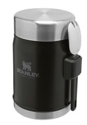 Stanley The Legendary Food Jar + Spork 0.4L Matte Black Pebble 