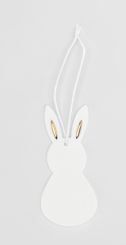 Räder Porzellanhänger Hase L:8cm B:3,5cm 