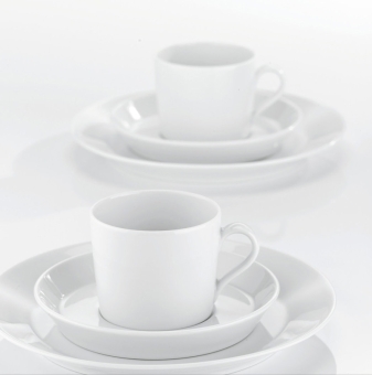 49700-800001-28352 - Tric Weiß Arzberg Kaffee-Set 18-tlg Porzellan 