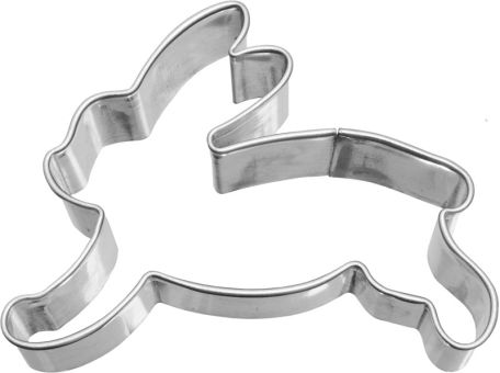 Birkmann Ausstechform Hase springend Edelstahl 6 cm 