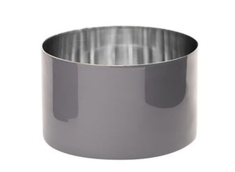 Gift Company Saigon Windlicht S Emaille Edelstahl cool gray/silber 