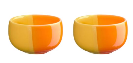 ASA Selection 2er Set Eierbecher, Orange Smoothie Joy, L. 47mm, B. 47mm, H. 30mm 
