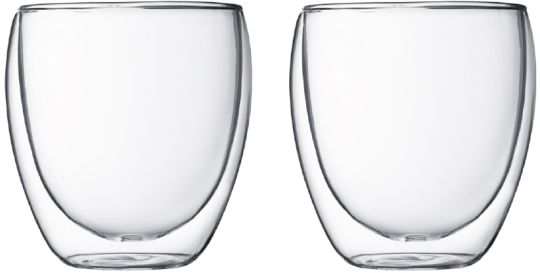 Bodum Pavina Glas Doppelwandig 0,25 L 2 Stk. Transparent 