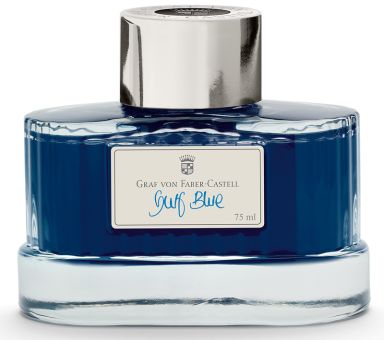 Graf von Faber-Castell Tinte im Glas Gulf Blue 75ml 