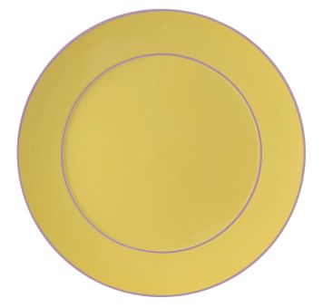 Meissen Speiseteller, Form No 41 , The Original , Uni, Gelb, Ø 29 Cm 