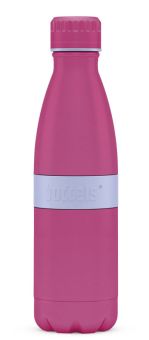 Boddels Trinkflasche Twee+ 500 ml lavendelblau/pink 