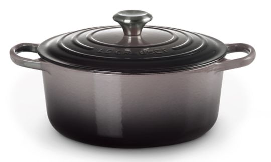 Le Creuset Bräter Rund Signature 26 cm Flint 