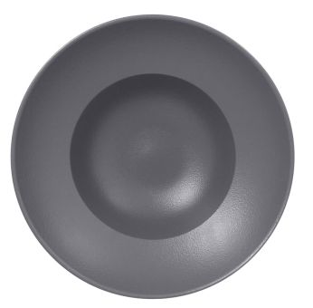 RAK Porcelain Neofusion stone grey Teller extra tief rund Ø 22.7 cm / Ht. 7.8 cm / Cont. 33 cl 