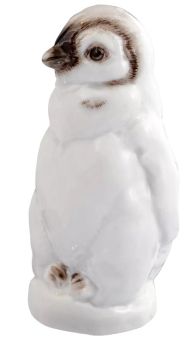 Meissen Pinguin Bunt Staffiert Leicht H 5,5 cm 
