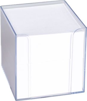 Brunnen Zettelbox 9,5x9,5 transparent 