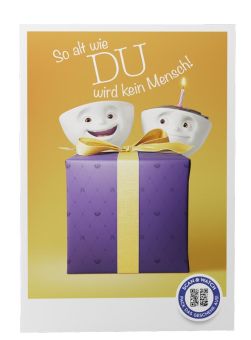 Fiftyeight Products Grußkarte Alt geworden 
