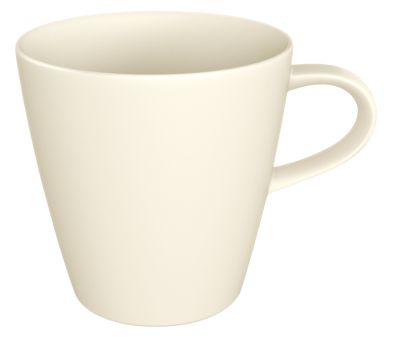 Villeroy & Boch Manufacture Rock Blanc Becher mit Henkel 12x9x10,5 cm 