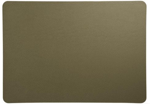 ASA Selection Tischset Rough Olive Leather L 46 cm B 33 cm H 0,2 cm 