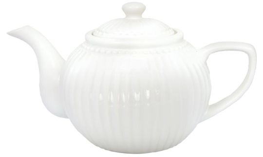 Greengate Teekanne Alice white large 