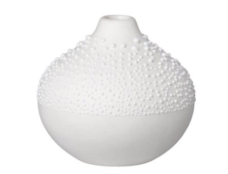 Räder Zuhause Perlenvase Design 2 weiß Ø 7 cm H 6,5 cm 