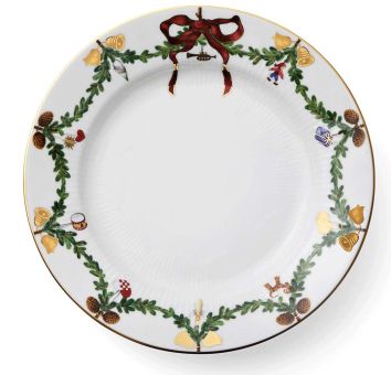 Royal Copenhagen Starfluted Christmas Teller flach 22 cm 