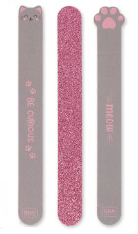 Legami 3er-Set Nagelfeilen Nails before males Kitty 
