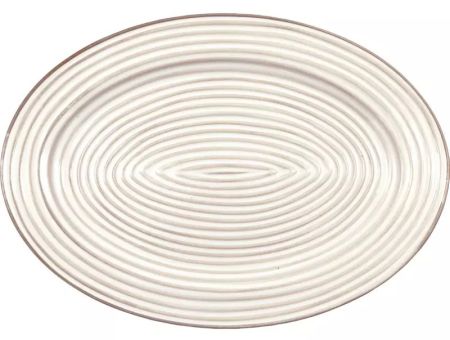 Greengate Servierplatte Oval Dunes white 