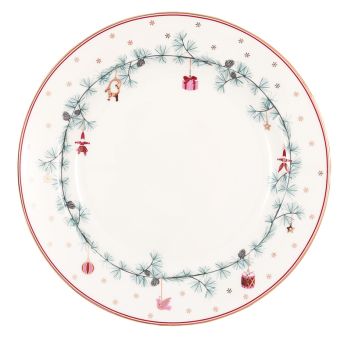 Greengate Teller 20 cm Juana white 