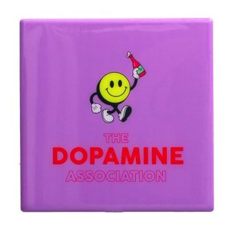 Gift Company Love tiles Untersetzer Motiv: Dopamine lila 