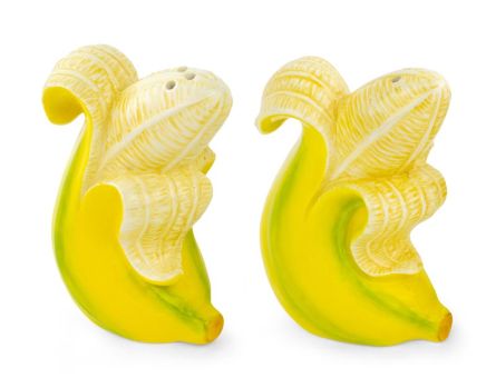 Donkey Salz- & Pfefferstreuer Banana Romance gelb 