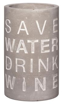Räder P.e.t. Vino Beton Weinkühler Save water ca. 21 cm hoch 