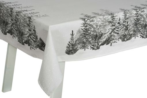 Pichler Tischdecke 130x130 cm Foret grey 100% CO 