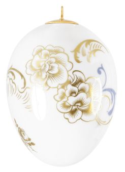 Meissen Osterei, Groß, Waves Of Spring, H 7 Cm 
