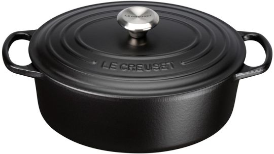 Le Creuset Bräter Oval Signature 35 cm Schwarz 